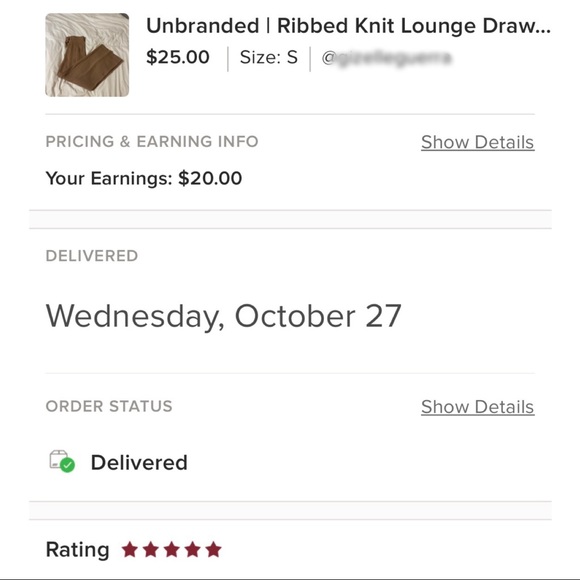 Unbranded | Ribbed Knit Lounge Drawstring Pants - Picture 4 of 4